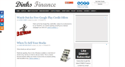Desktop Screenshot of dinksfinance.com